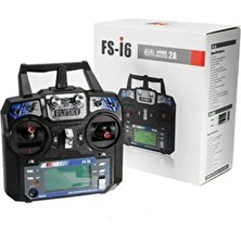 Flysky Fs-I6 2.4ghz 6 Kanal Uzaktan Kumanda + Alıcı Fs-ia6b alıcı seti ile birlikte