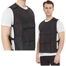 Atak Yelek Berber Önlüğü Kuaför Önlügü Penuar Önlük Siyah Renk