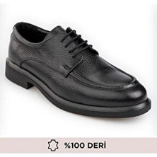 Depderi Tam Ortopedik ve Anatomik  Hakiki Deri Erkek Ayakkabı, Bağcıklı, Termo Poliüretan Taban