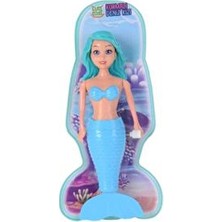 Asya Oyuncak Kurmalı Deniz Kızı Ys1378-R1 Mavi Renkli Eğlenceli Oyun Figürü