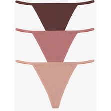 Kadın Pamuklu Basic Tanga Külot 3'lü Paket