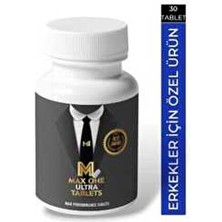 Max One Ultra Erkeklerin Kullanımına Uygun Performans ve Sertleştiricili 30 Lu Takviye