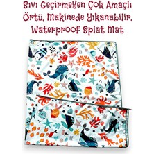 Sea, Sıvı Geçirmez, Çok Amaçlı Örtü, Askılı, Ister Yerde Ister Masada Kullan, Waterproof Splat Mat