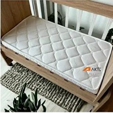 Lüks Bebek Yatak Beşik Yatağı Havlu Kumaş Orta Sert Beyaz Renk ile Yüksek Uyku Kalitesi