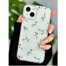 Iphone 13 - 14 ve 15 Uyumlu Darbe Önleyici Mat Şeffaf Baskılı Silikon Kılıf