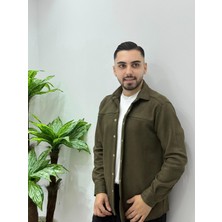 Erkek Yeni Sezon Süet Çıt Çıtlı Ceket Gömlek