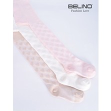 3 Lü Paket Jakar Desenli Kız Bebek Pamuklu Külotlu Çorap