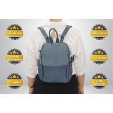 Hky Yüksek Kalite Çok Bölmeli Kadın Sırt Çanta