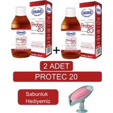 PROTEC20 200 ml ( 2 Adet ) Takviye Edici Gıda - Sabunluk Hediyemiz 4009-74