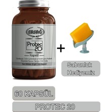 Protec 20 Kapsül Takviye Edici Gıda - Sabunluk Hediyemiz 4020-27