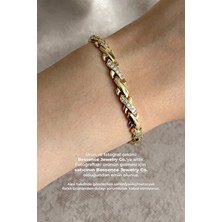 Xupıng Bileklik Vıp Sonsuzluk Model Zirkon Taşlı