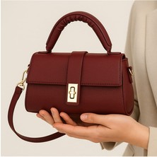 Bag & More Kadın Siyah Omuz Çantası El Çantası Yavrulu Çanta