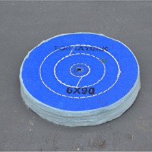 6X60 6 Inç Mavi Polisaj Keçesi - (150MM)