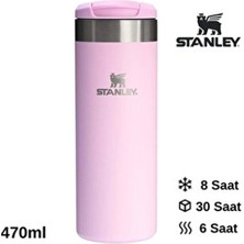 Stanley Aerolight™ Transit Mug 0.47L Pembe Plastik Termos Kupa Bardak Hafif ve Sızdırmaz Tasarım