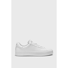 Lufian Anton Adel Unisex Sneaker Ayakkabı 30254 Kadın ve Erkek İçin Hakiki Deri Beyaz Günlük Taban