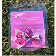 Lovewheels Pembe Çiçek Buketi 002 İç Mekan Aksesuarı Modern Dekoratif Aynalı Tasarım
