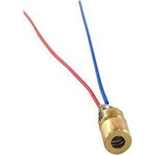 Arduino Kırmızı Nokta Kafalı Bakır Lazer 6mm 650NM 5mw Özellikli Yüksek Performans