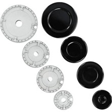 8 Parça (Bosch Siemens Profilo Uyumsuz) Ocak Bek ve Kapak Takımı Tek Oyuklu