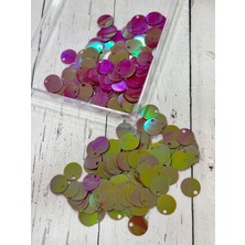Mirayla Hobi 20 mm (2 cm) Hologram/yanardöner Pul Çanta, Supla, Patik Pulu 25 gr
