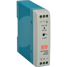 Meanwell Mdr-20-24 ,110V..220VAC 24VDC/1A Güç Kaynağı