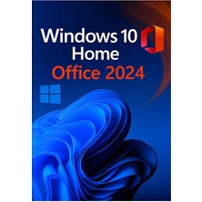 Windows 10 Home ve Office 2024 Dijital Lisans Anahtarı Key (Paket)