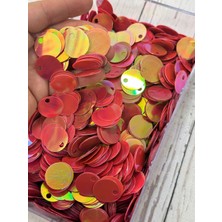 Mirayla Hobi 20 mm (2 cm) Hologram/yanardöner Pul Çanta, Supla, Patik Pulu 25 gr