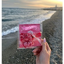 Lovewheels Koyu Pembe Mini Çiçek Buketi