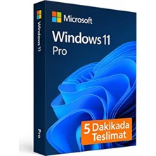 Windows 11 Pro Oem Dijital Lisans Anahtarı Key Süresiz