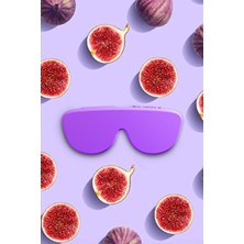 Carry Me Case Mor Katlanabilir Silikon Gözlük Kılıfı