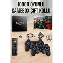 Tv Box Çift Oyun Kollu 10000 Oyunlu Atari
