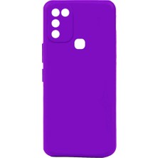 Infinix Hot 11 Play Kılıf Khyr Biye Silikon-Mor