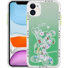 Khayra iPhone 11 Uyumlu Kamera Korumalı Desenli Sert Khyr Hess Kapak-No7
