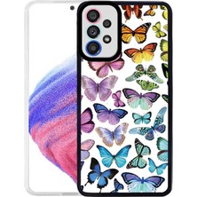 Khayra Galaxy A33 5g Kılıf Khyr M-Fit Desenli Kapak-Butterfly No3
