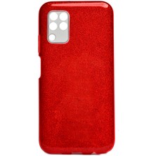 Huawei P40 Lite Kılıf Khyr Shining Silikon-Kırmızı