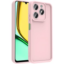 Khayra Realme C61 Kılıf Kamera Korumalı Khyr Ananas Kapak - Pembe