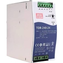 Meanwell TDR-240-24 ,3-FAZ/380VAC 24VDC/10A Güç Kaynağı