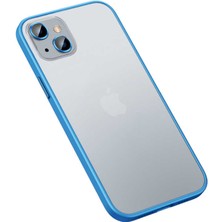 Khayra iPhone 13 Kılıf Khyr Retro Kapak-Mavi