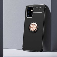 Galaxy A32 5g Kılıf Lckc Ravel Silikon Kapak-Siyah-Rose Gold