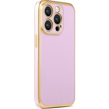 Apple iPhone 14 Pro Kılıf Lckc Bark Kapak-Lila