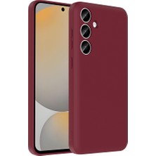 Galaxy A55 Kılıf Kamera Korumalı Kartlık Hazneli Lckc Vitra Kapak - Mürdüm