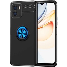 Vivo Y15S Kılıf Khyr Ravel Silikon Kapak-Siyah-Mavi