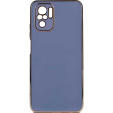 Khayra Xiaomi Redmi Note 10 Kılıf Khyr Bark Kapak-Mavi Açık