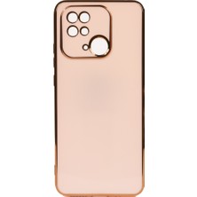 Xiaomi Redmi 10C Kılıf Khyr Bark Kapak-Rose Gold