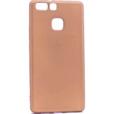 Huawei P9 Kılıf Khyr Premier Silikon Kapak-Rose Gold