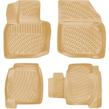 Rizline Honda Civic Hb 2006-2012 Ile Uyumlu 3D Havuzlu Paspas Bej