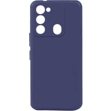 Khayra Tecno Spark 8c Kılıf Khyr Biye Silikon-Lacivert
