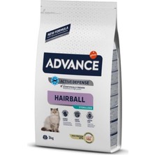 Advance Hairball Hindili Kısırlaştırılmış Kedi Maması 3kg