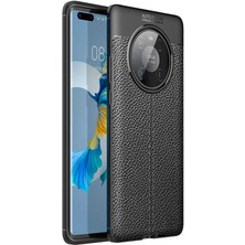 Huawei Mate 40 Pro Kılıf Lckc Niss Silikon Kapak-Siyah