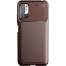 Xiaomi Redmi Note 10 5g Kılıf Lckc Negro Silikon Kapak-Kahverengi