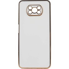 Xiaomi Poco X3 Kılıf Lckc Bark Kapak-Beyaz